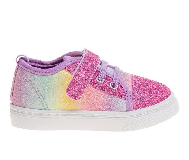 Girls' Nanette Lepore Toddler Nina Sneakers in Multi Glitter color