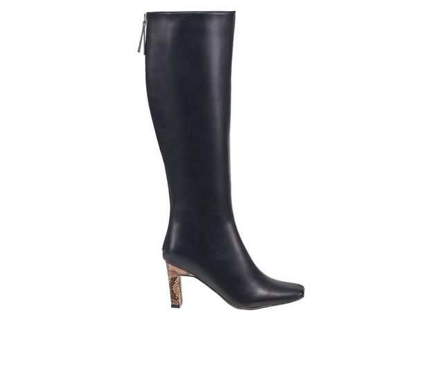 Women's French Connection Liv Knee High Boots in Black color