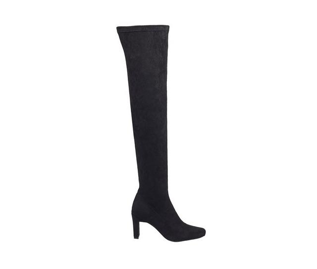 Women's French Connection Charli Over-The-Knee Boots in Black/Black color