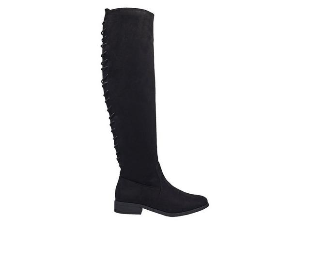 Women's French Connection Jasper Over-The-Knee Boots in Black color