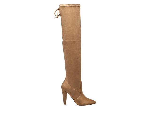 Women's French Connection Jordan Over-The-Knee Boots in Taupe color