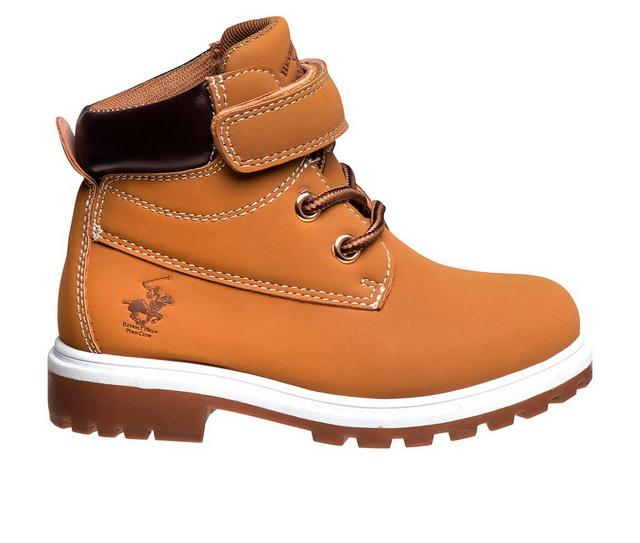 Boys' Beverly Hills Polo Club Little Kid & Big Kid Madrid Boots in Tan color