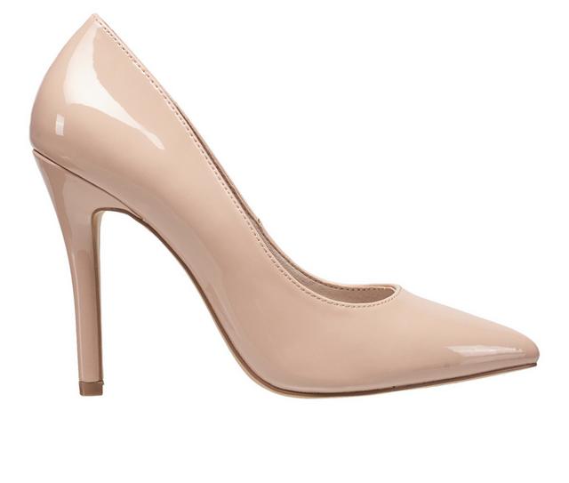 Women's French Connection Sierra Pumps in Nude Patent color