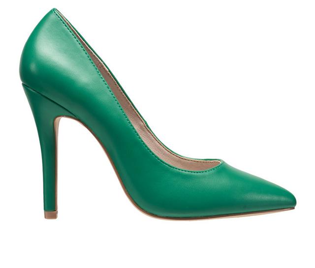 Women's French Connection Sierra Pumps in Dark Green color