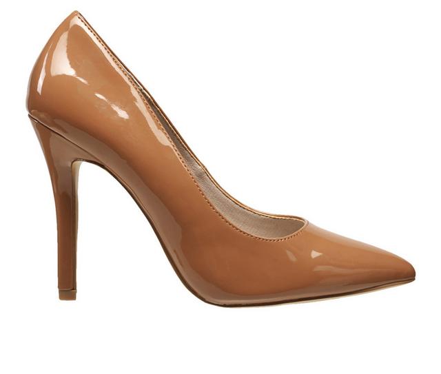 Women's French Connection Sierra Pumps in Tan Patent color