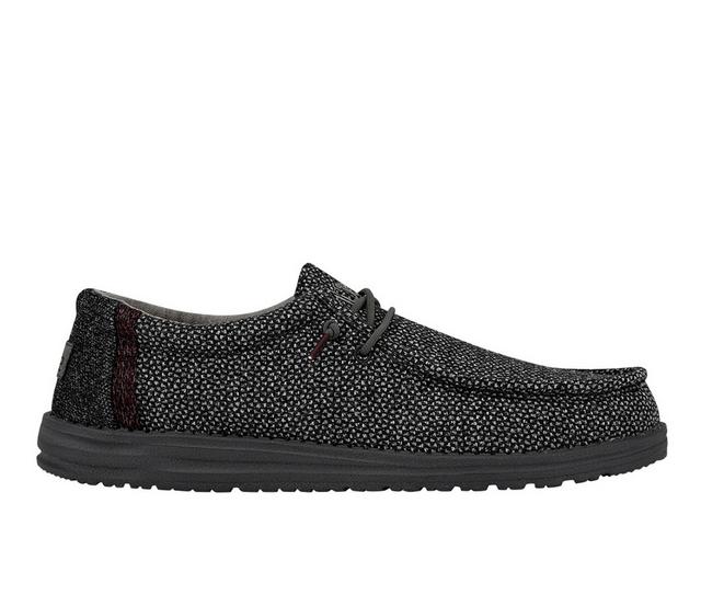 Men's HEYDUDE Wally Casual Shoes in Magnet Grey color