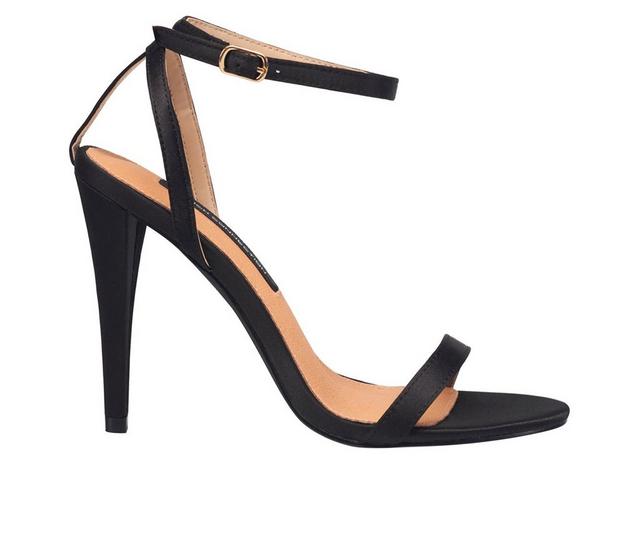 Women's French Connection Tessa Dress Sandals in Black color