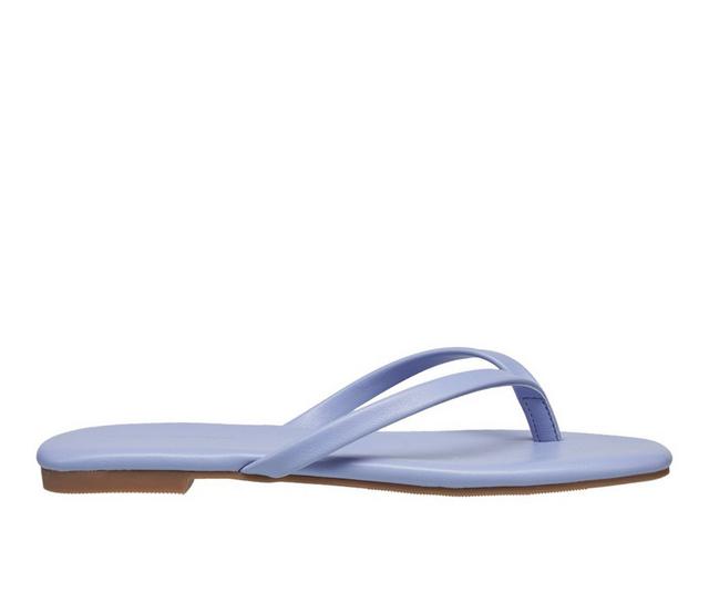 Women's French Connection Morgan Flip-Flops in Light Blue color