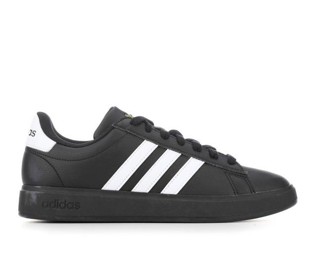 Women's Adidas Grand Court 2.0 Sneakers in BLACK/WHITE color