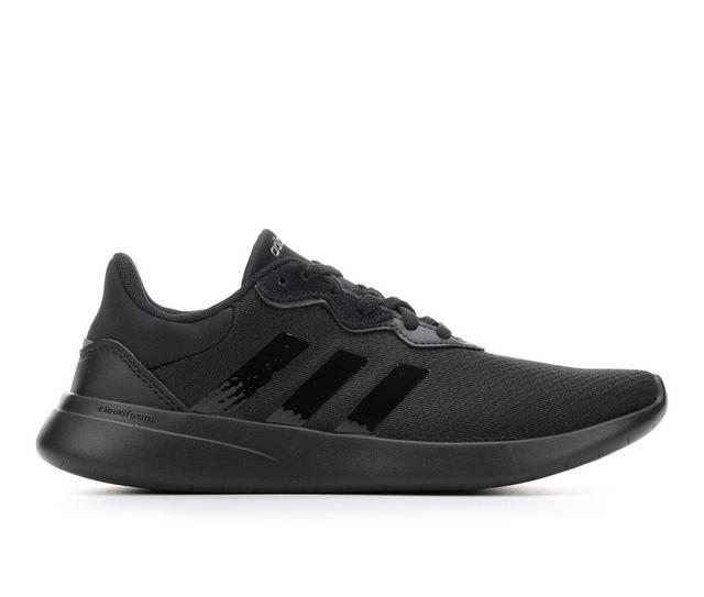 Women's Adidas QT Racer 3.0 Sneakers in Black/Black color