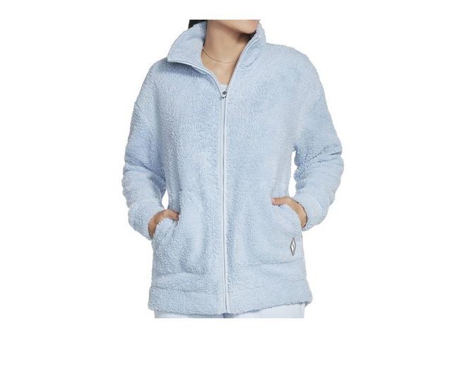 Skechers Go Apparel GO LOUNGE Downtime Jacket in Tranquil Blue color
