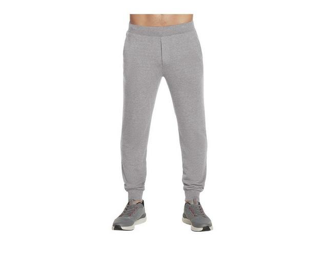 Skechers Go Apparel GO LOUNGE Wear Expedition Jogger Pants in Light Gray color
