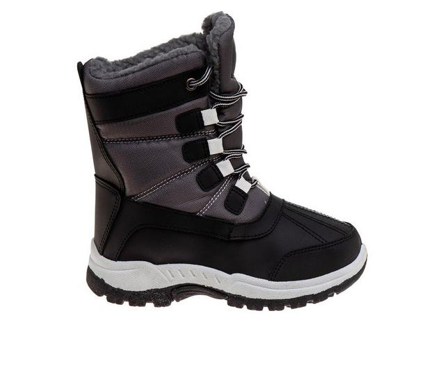 Boys' Beverly Hills Polo Club Little Kid & Big Kid Mammoth Winter Boots in Black/Grey color