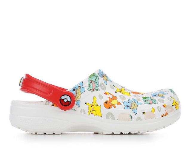 Kids' Crocs Little Kid & Big Kid Classic Pokemon Clogs in White/Multi color