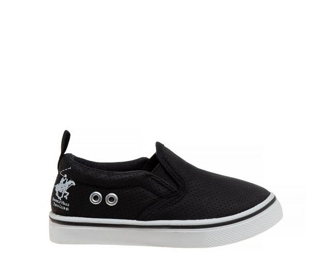 Boys' Beverly Hills Polo Club Toddler & Little Kid California Sneakers in Black color