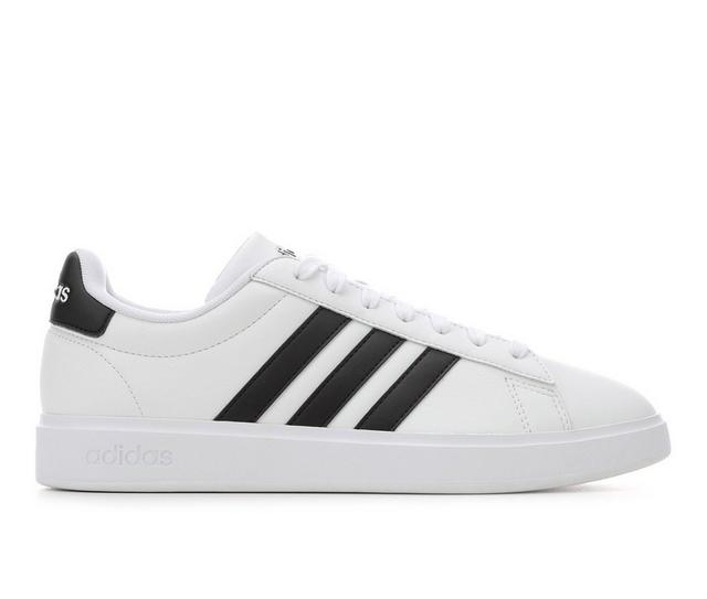 Men's Adidas Grand Court 2.0 Sneakers in White/Black color