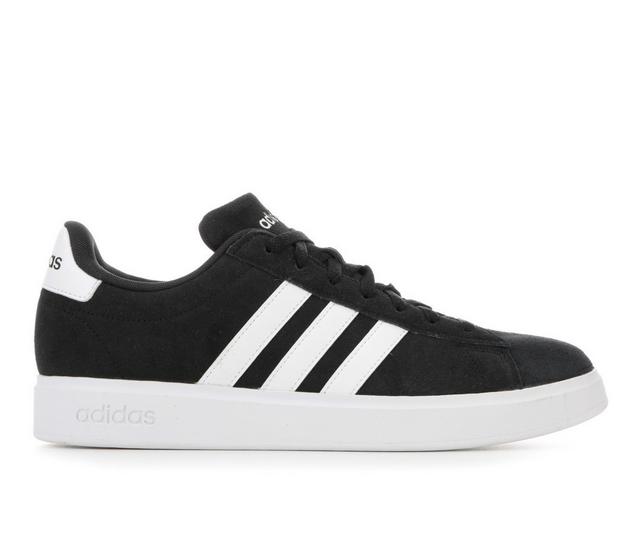 Men's Adidas Grand Court 2.0 Sneakers in Black/White SUE color