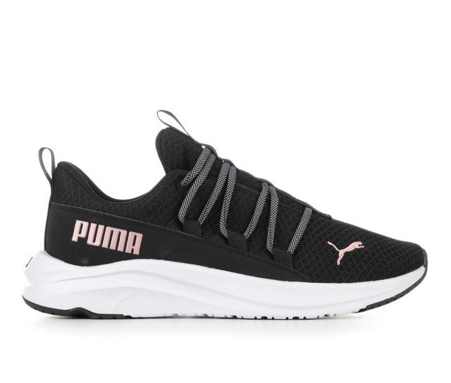 Women's Puma One 4 All Sneakers in Black/Pink color