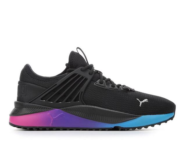 Women's Puma Pacer Future Fluo Sneakers in Black/Pink/Purp color