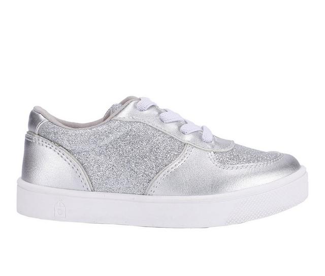 Girls' Oomphies Toddler & Little Kid Mika Sneakers in Silver color