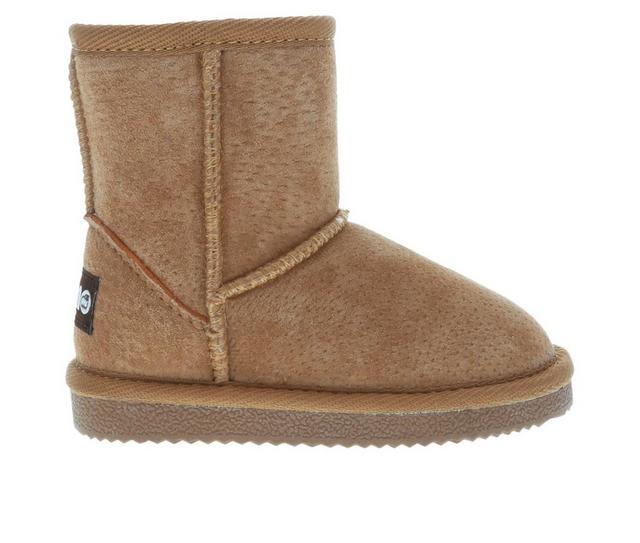 Girls' Lamo Footwear Toddler Classic Winter Boots in Chestnut color