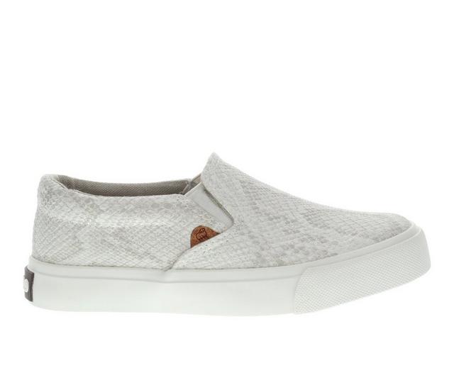 Girls' Lamo Footwear Little Kid & Big Kid Piper Slip-On Shoes in White Snake color