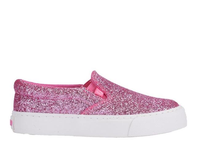Girls' Lamo Footwear Little Kid & Big Kid Piper Slip-On Shoes in Pink Glitter color