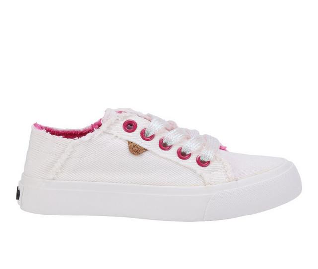 Girls' Lamo Footwear Little Kid & Big Kid Vita Platform Sneakers in Washed White color