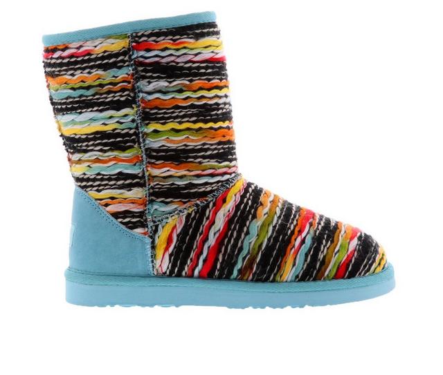 Women's Lamo Footwear Juarez Winter Boots in Turquoise color