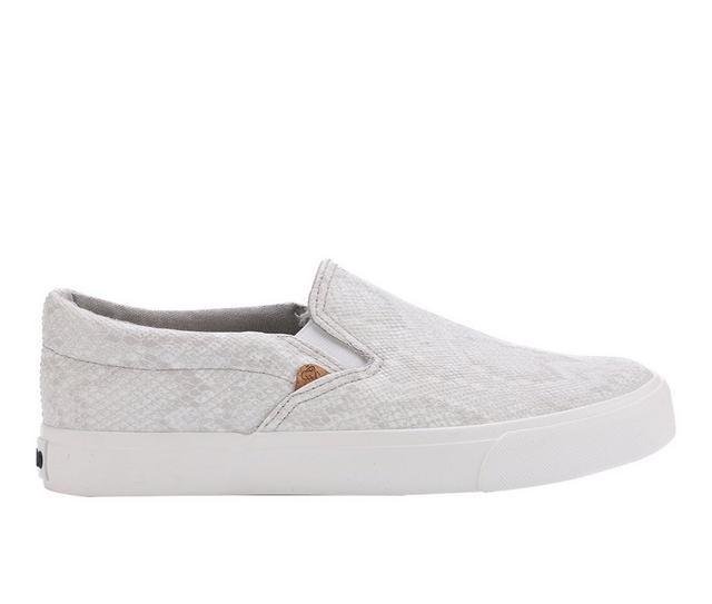 Women's Lamo Footwear Piper Slip-On Shoes in White Snake color