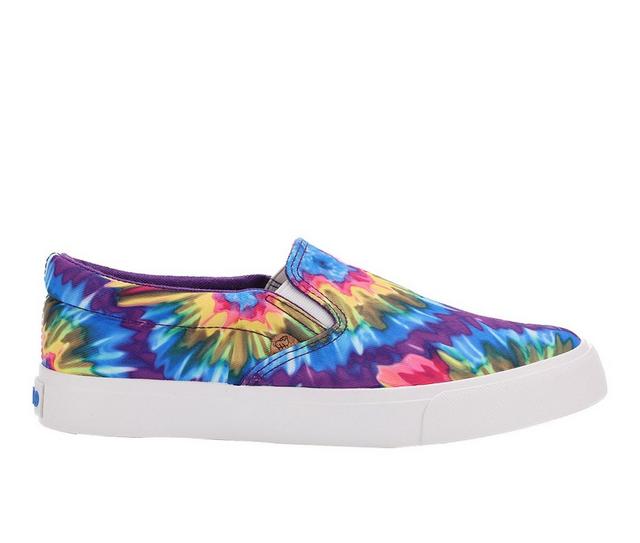 Women's Lamo Footwear Piper Slip-On Shoes in Tie Dye color