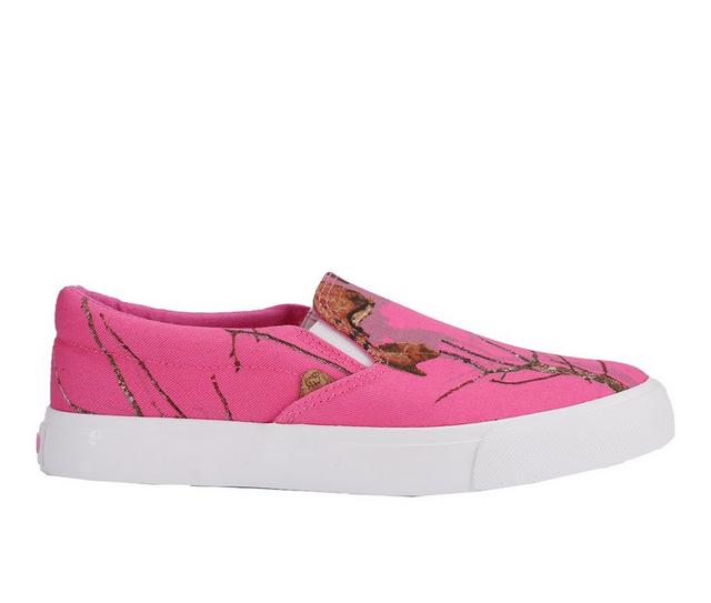 Women's Lamo Footwear Piper Slip-On Shoes in Fuchsia color