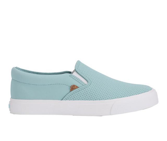 Women's Lamo Footwear Piper Slip-On Shoes in Mint color