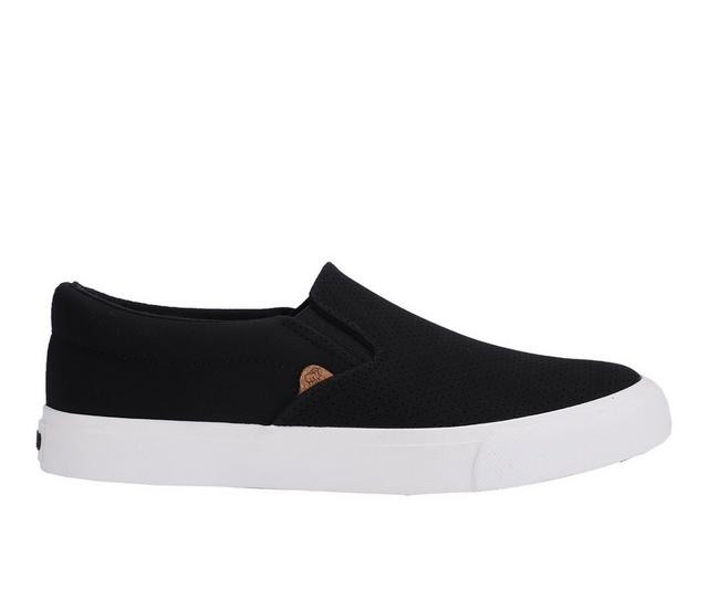 Women's Lamo Footwear Piper Slip-On Shoes in Black Perf color