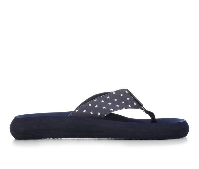 Women's Rocket Dog Spotlight Flip-Flops in Navy/Red color