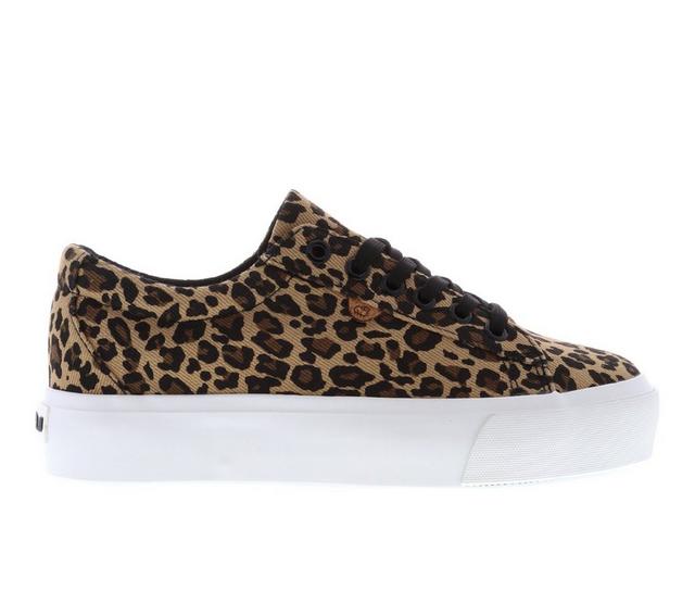 Women's Lamo Footwear Amelie Platform Sneakers in Cheetah color