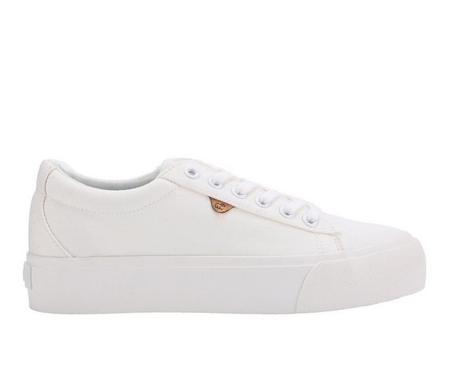 Women's Lamo Footwear Amelie Platform Sneakers in White color