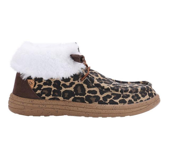 Women's Lamo Footwear Cassidy Casual Winter Shoes in Cheetah color