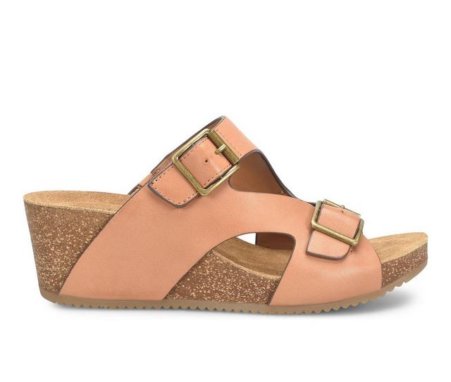 Women's Comfortiva Emah Wedge Sandal in Luggage color