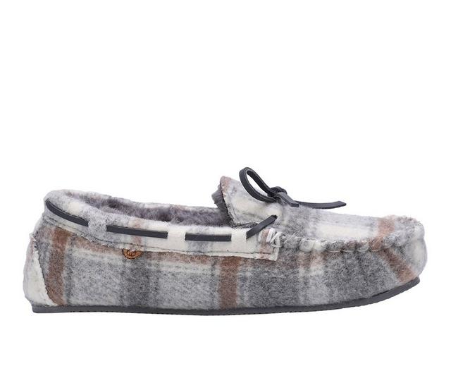 Lamo Footwear Britain Moc II Moccasins in Grey Plaid color