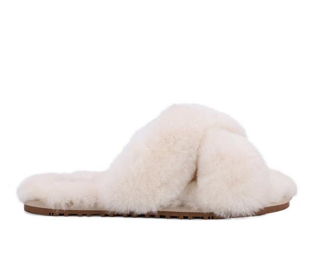 Lamo Footwear Serenity Slippers in Cream color