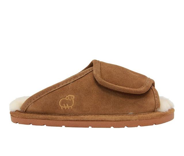 Lamo Footwear Women's Wrap Slippers in Chestnut color