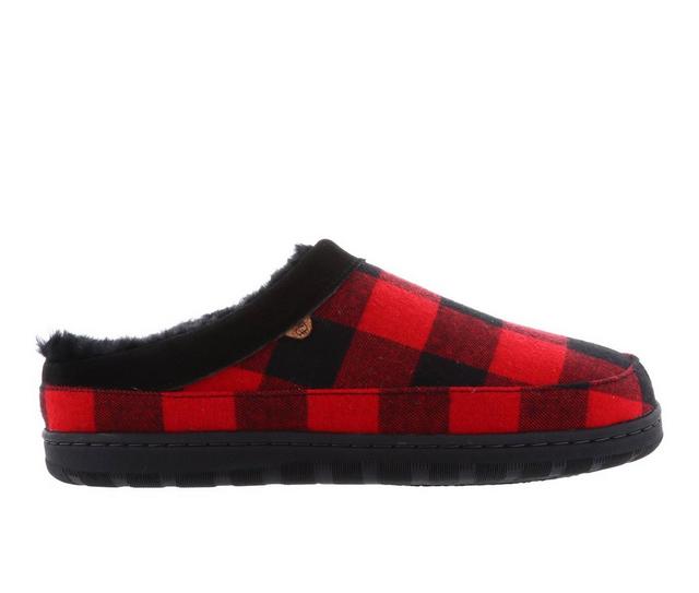 Lamo Footwear Julian Clog II Slippers in Red Plaid color