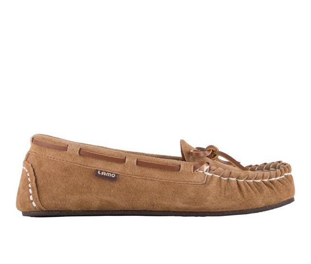 Lamo Footwear Little Kid & Big Kid Sabrina Moccasins in Chestnut color