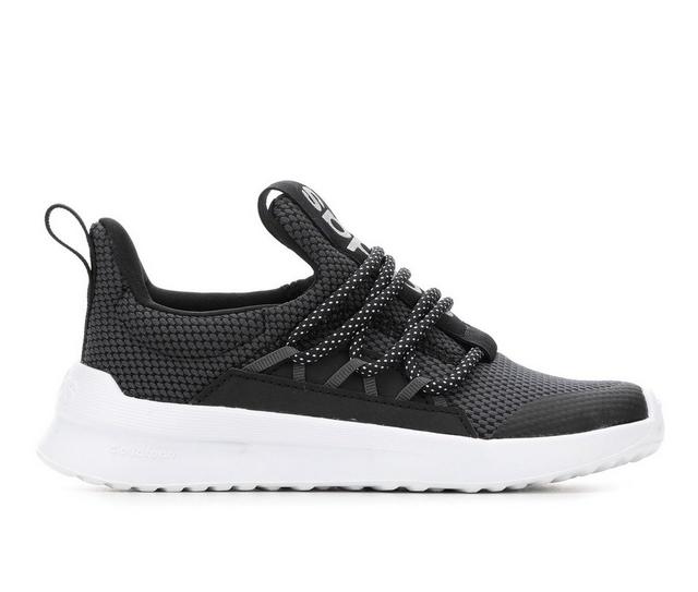 Boys' Adidas Little Kid & Big Kid Lite Racer Adapt 5.0 Sustainable Running Shoes in Black/White color