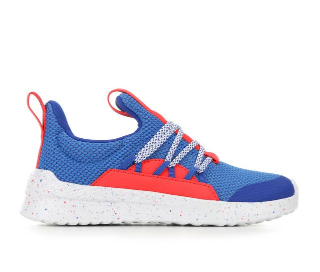 Boys' Adidas Little Kid & Big Kid Lite Racer Adapt 5.0 Sustainable Running Shoes in Royal/White/Red color