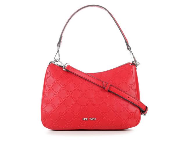 Nine West Rhea Crossbody Handbag in Dark Red color