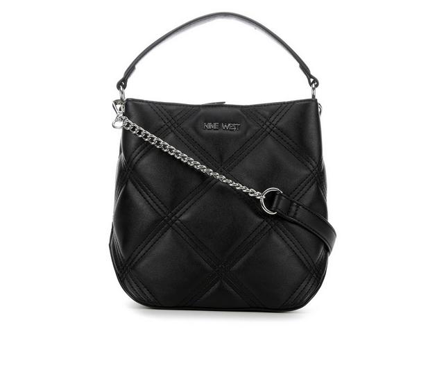 Nine West Skyes Bucket Handbag in Black color