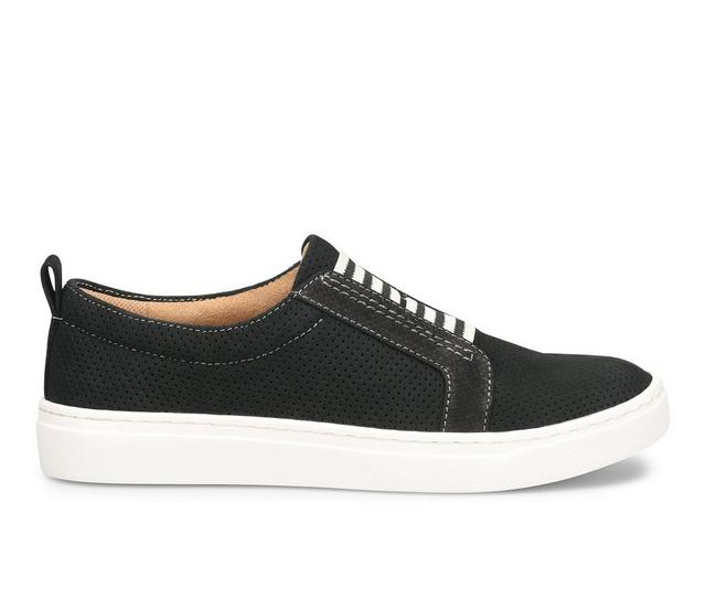 Women's Comfortiva Tacey Slip On Sneakers in Black color