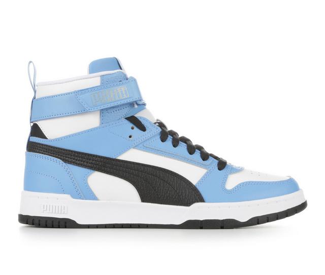 Men's Puma Rebound Game Sneakers in Blue/Black/Wht color